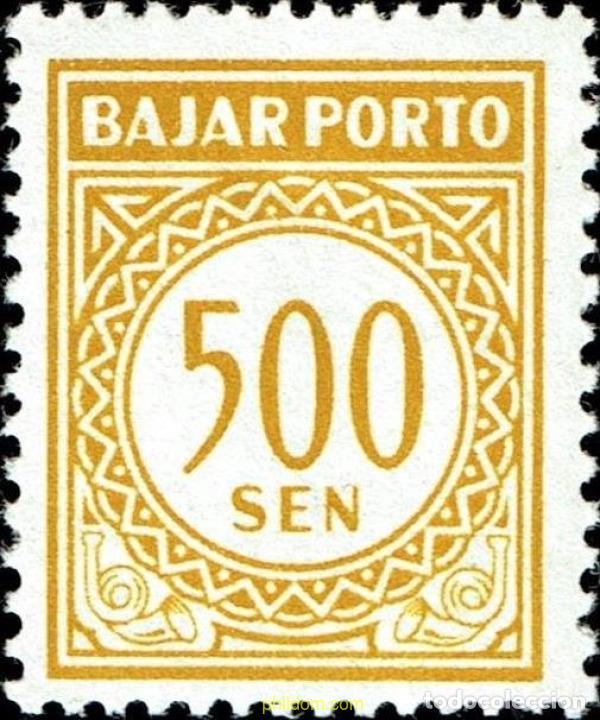 Sellos: 785624 MNH INDONESIA 1962 TASAS - CIFRAS