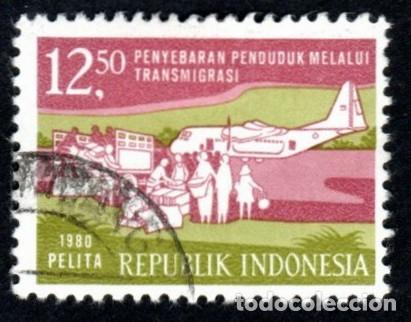 Sellos: As&iacute;a. Indonesia. Inmigraci&oacute;n. 1980. YT-887. Serie Completa. Usado