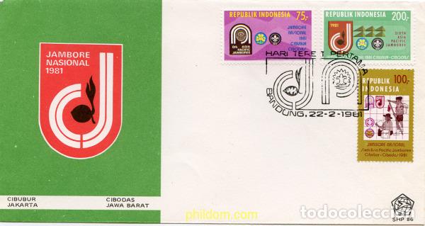 Sellos: 265810 MNH INDONESIA 1981 6 JAMBOREE DEL PACIFICO ASIATICO