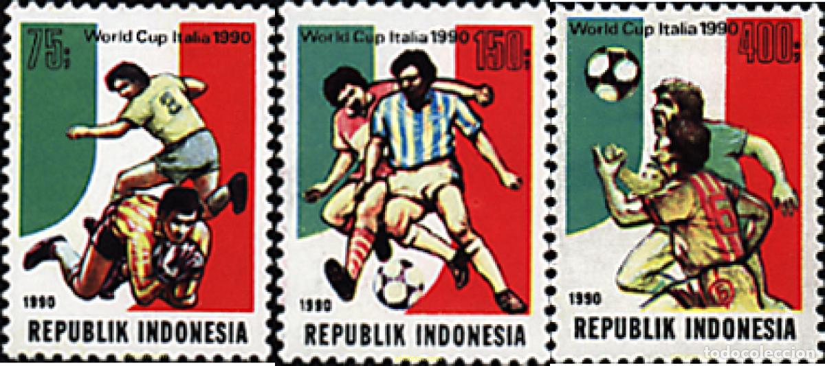 Briefmarken: 27972 MNH INDONESIA 1990 COPA DEL MUNDO DE FUTBOL. ITALIA-90
