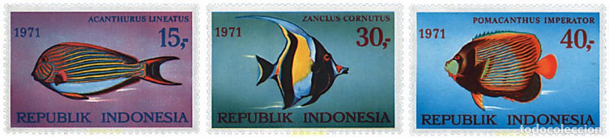 Stamps: 28402 MNH INDONESIA 1971 PECES
