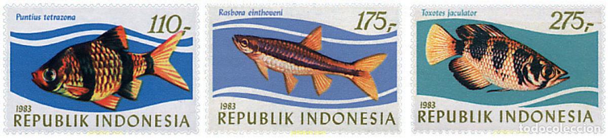 Sellos: 55277 MNH INDONESIA 1983 PECES