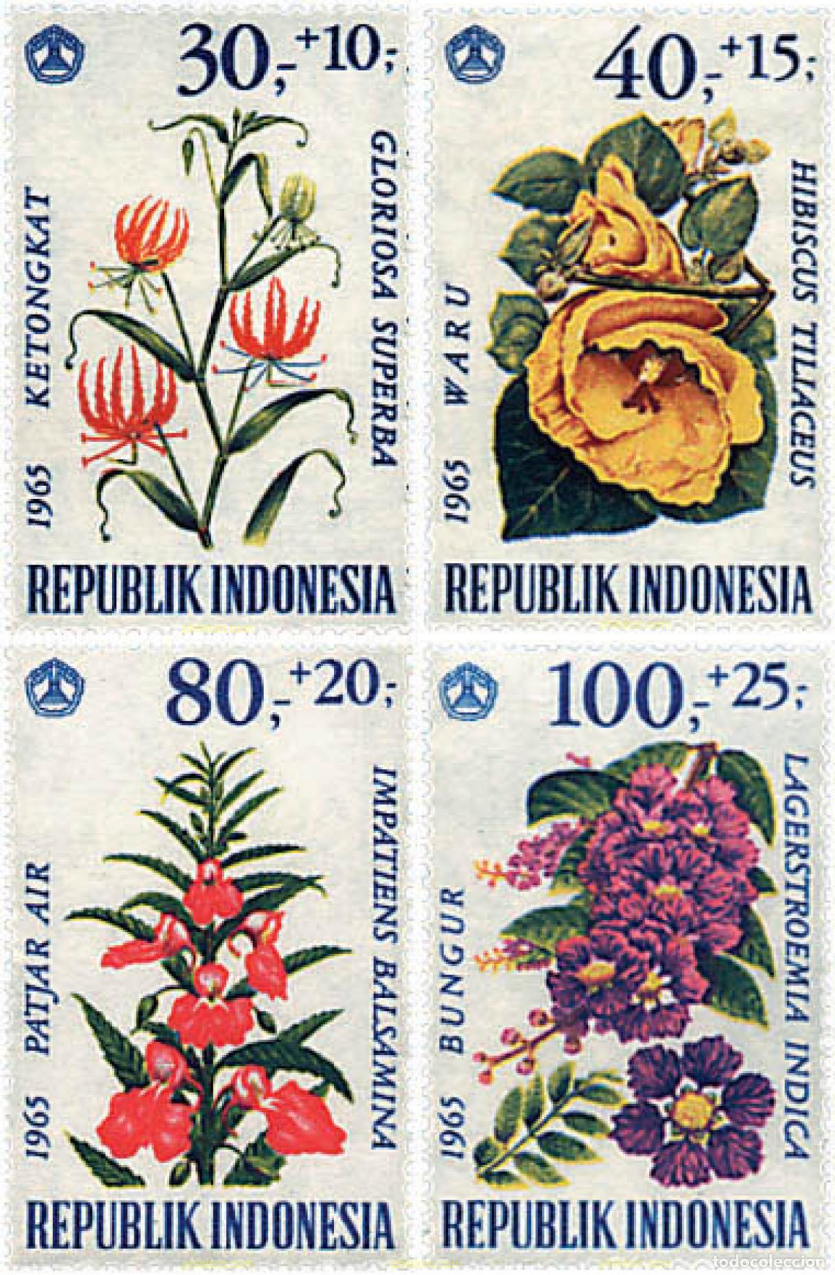 Timbres: 89789 MNH INDONESIA 1965 PRO BENEFICENCIA