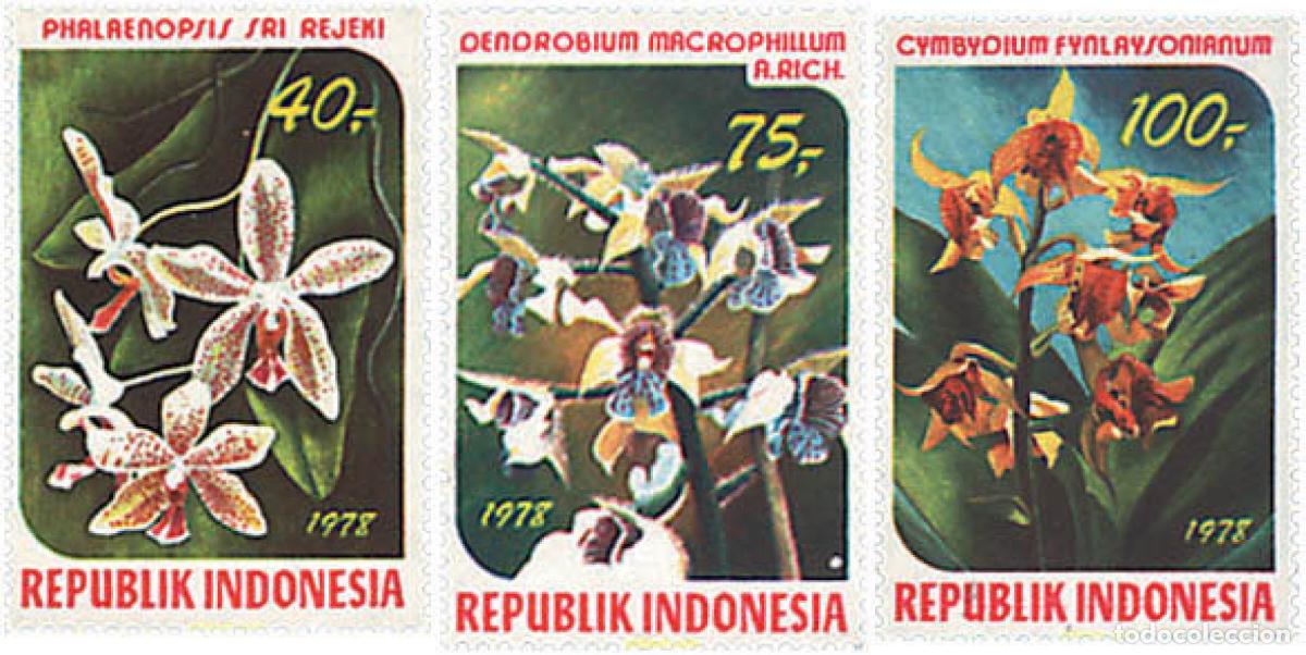 Timbres: 89802 MNH INDONESIA 1978 ORQUIDEAS