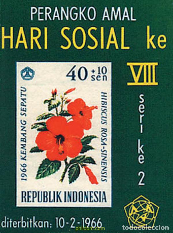 Timbres: 89788 MNH INDONESIA 1966 PRO BENEFICENCIA