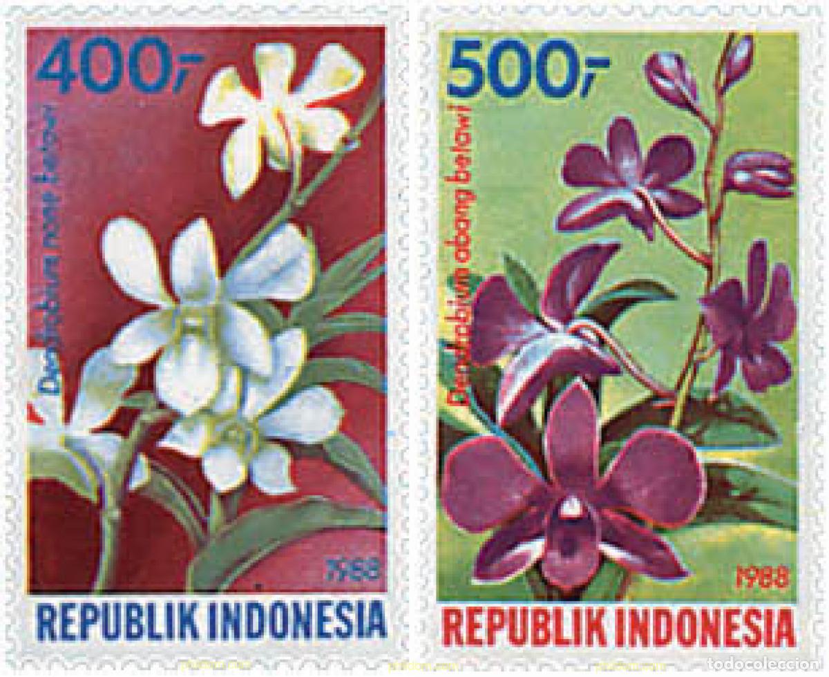 Sellos: 89810 MNH INDONESIA 1988 ORQUIDEAS