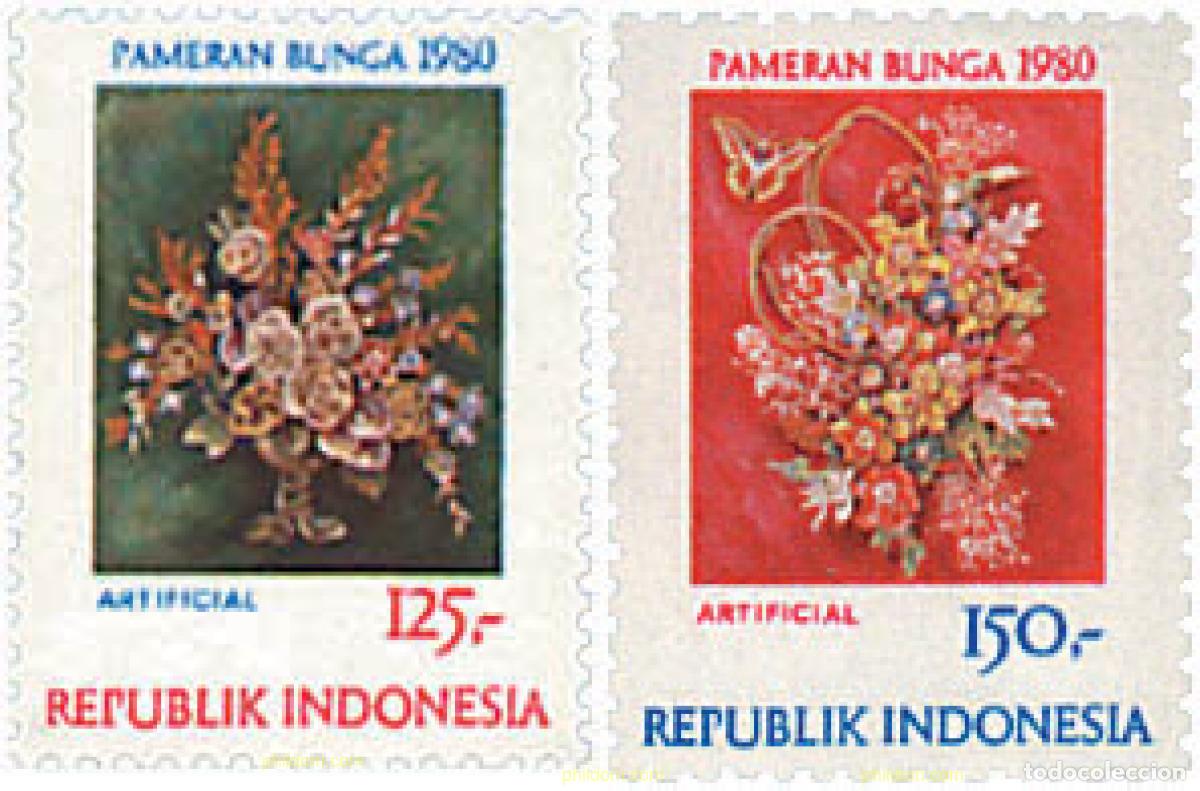 Sellos: 89807 MNH INDONESIA 1980 FESTIVAL DE LAS FLORES