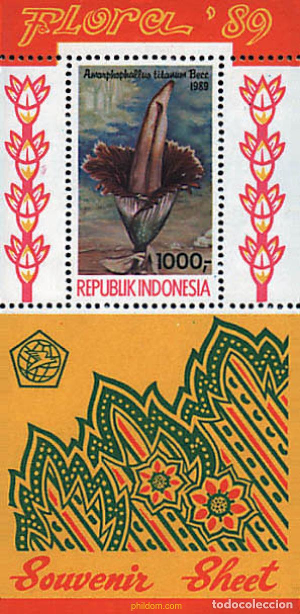 Sellos: 95957 MNH INDONESIA 1989 FLORA 89