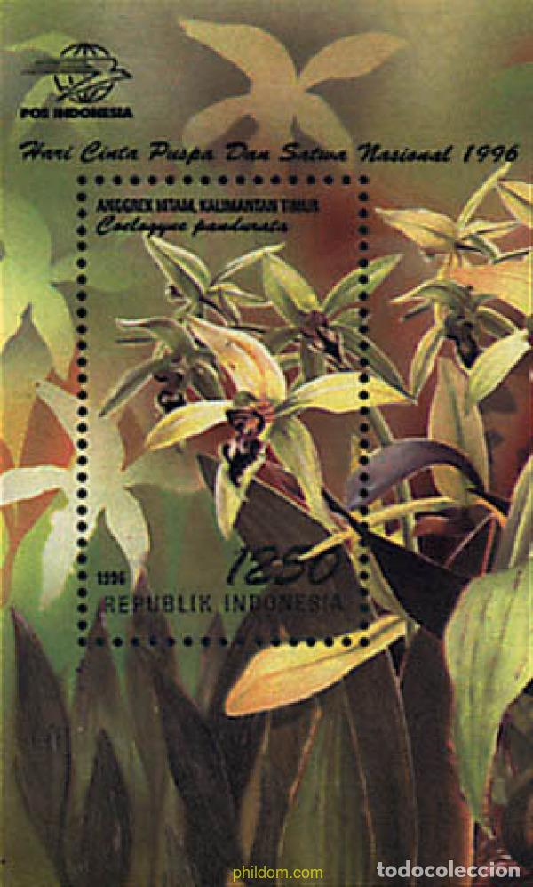 Sellos: 216342 MNH INDONESIA 1996 FAUNA Y FLORA NACIONAL