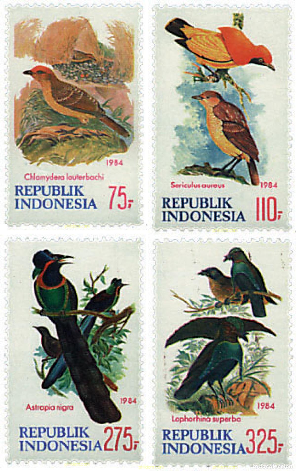 Timbres: 31837 MNH INDONESIA 1984 AVES