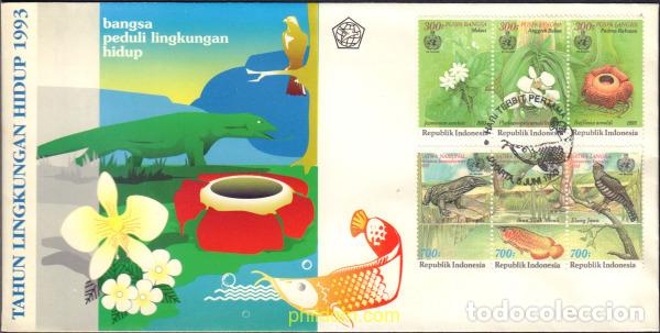 Sellos: 397893 MNH INDONESIA 1993 PROTECCION DE LA NATURALEZA