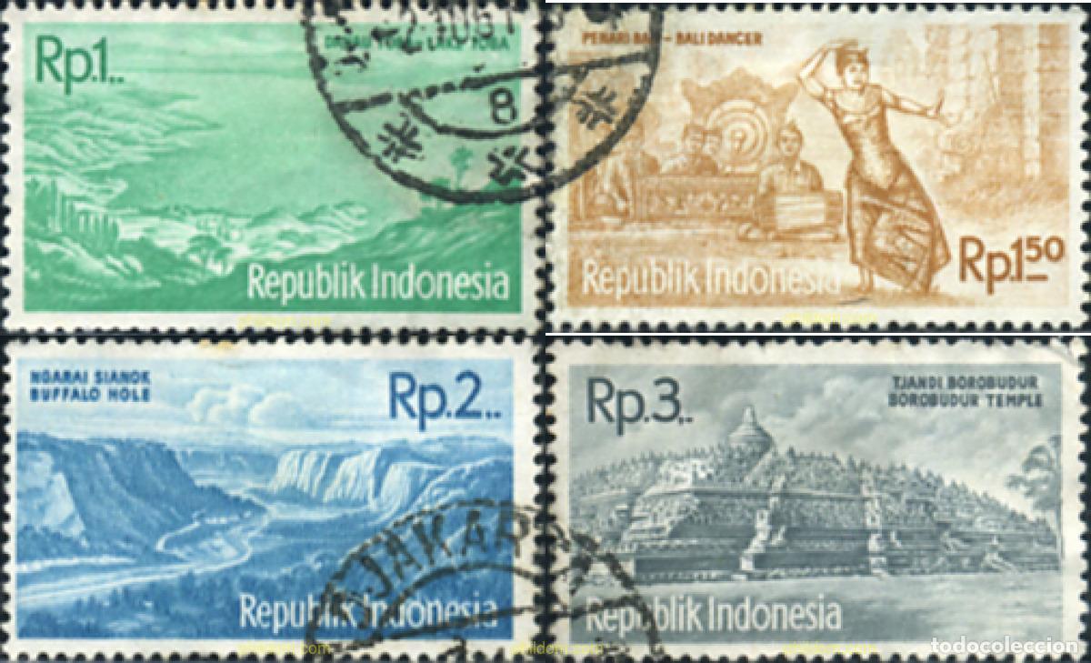 Sellos: 355737 USED INDONESIA 1961 TURISMO