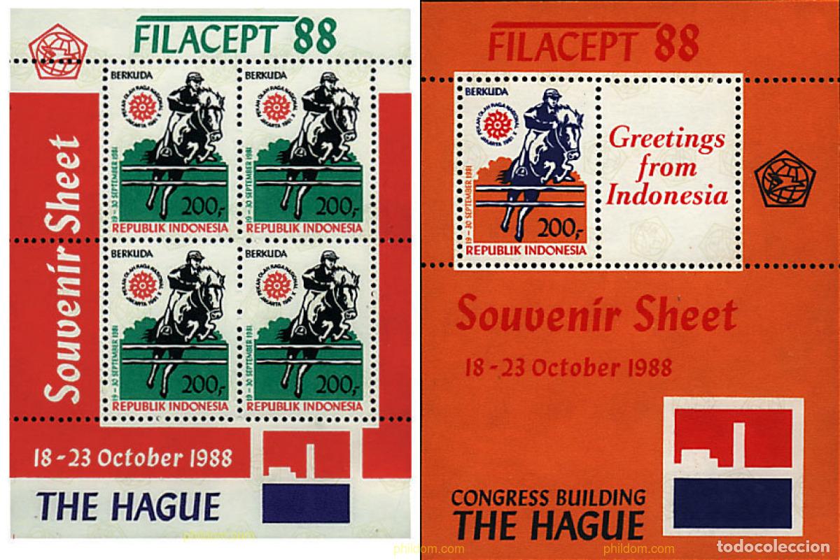 Sellos: 39644 MNH INDONESIA 1988 CABALLOS