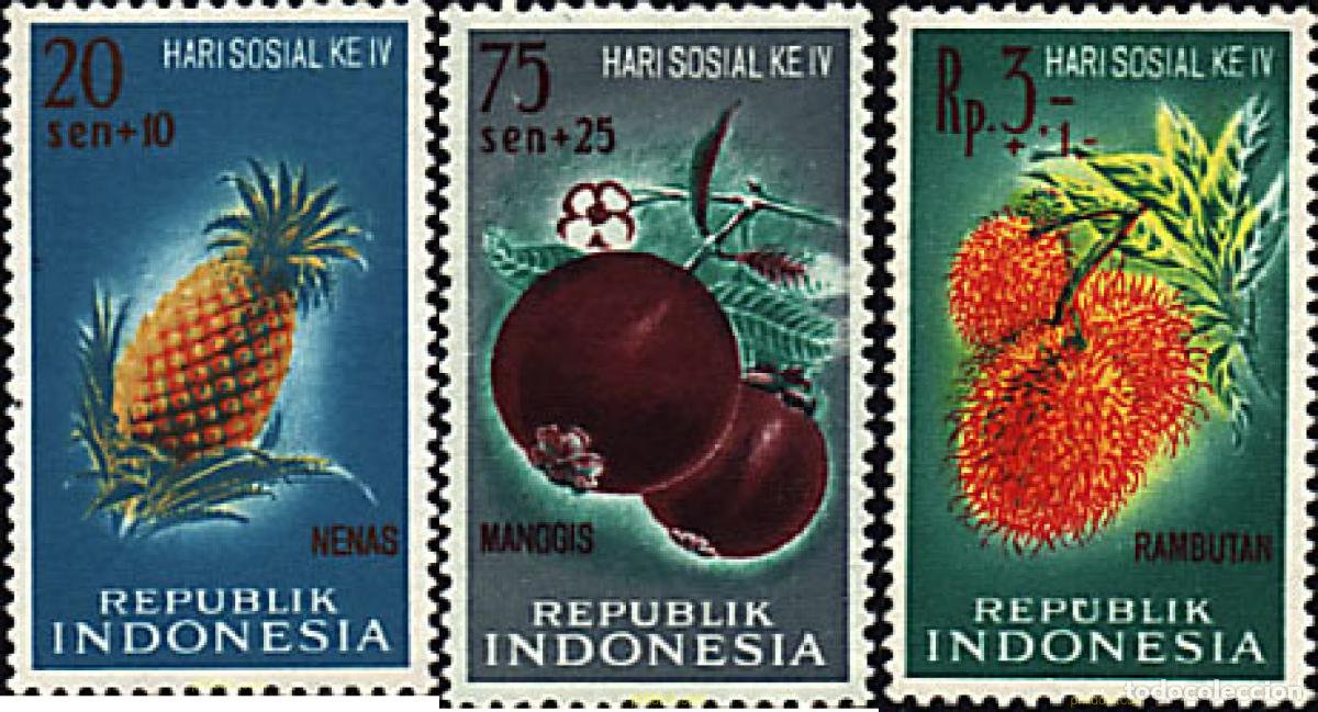 Sellos: 39639 MNH INDONESIA 1961 4 JORNADA DE LAS OBREAS SOCIALES