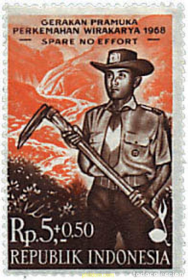 Francobolli: 216296 MNH INDONESIA 1968 ESCULTISMO