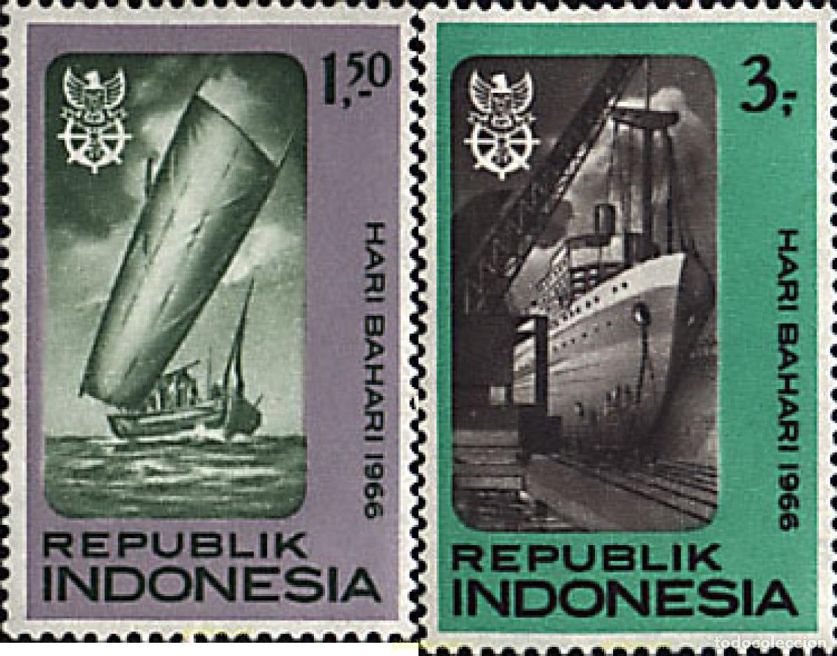 Sellos: 651705 MNH INDONESIA 1966 MARINA NACIONAL