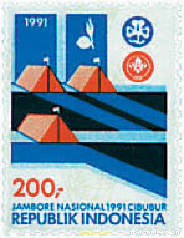 Sellos: 38183 MNH INDONESIA 1991 JAMBOREE NACIONAL DE CIBUBUR