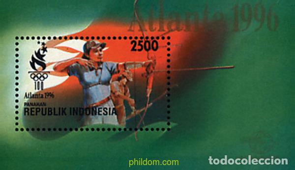 Sellos: 41560 MNH INDONESIA 1996 26 JUEGOS OLIMPICOS VERANO ATLANTA 1996