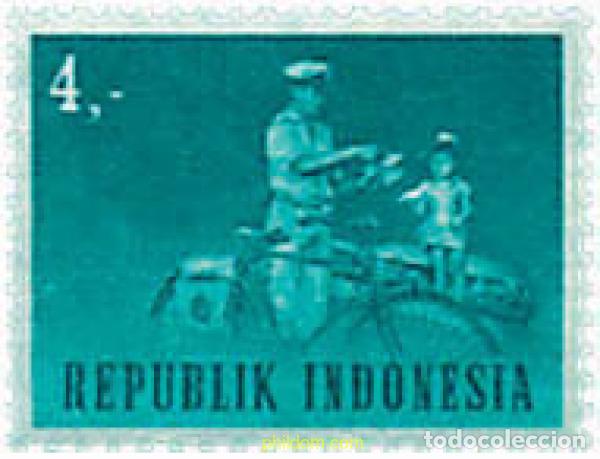 Sellos: 216306 MNH INDONESIA 1964 TRANSPORTES Y COMUNICACIONES