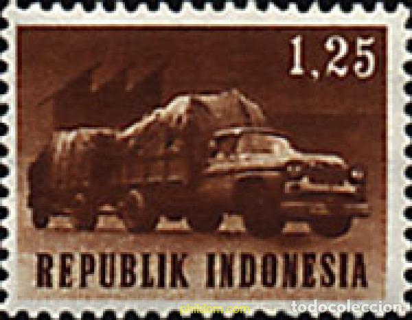 Sellos: 216308 MNH INDONESIA 1964 TRANSPORTES Y COMUNICACIONES