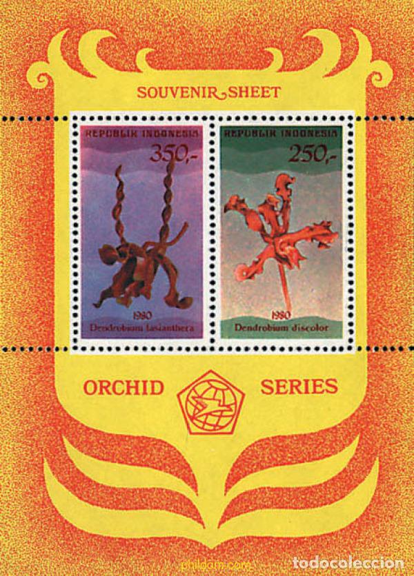 Sellos: 89809 MNH INDONESIA 1980 ORQUIDEAS