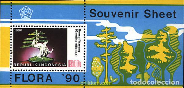 Sellos: 89813 MNH INDONESIA 1990 FLORA