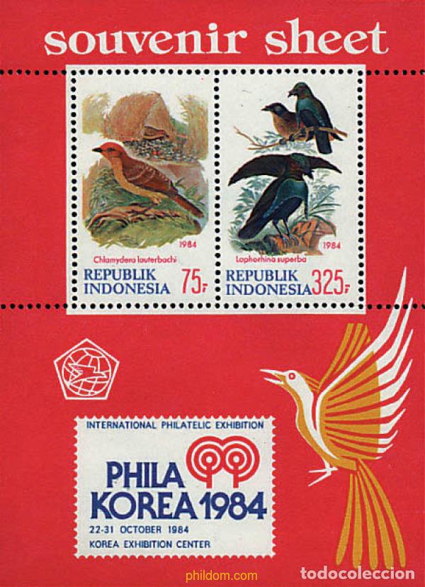 Sellos: 31429 MNH INDONESIA 1984 PHILAKOREA 84. EXPOSICION FILATELICA INTERNACIONAL