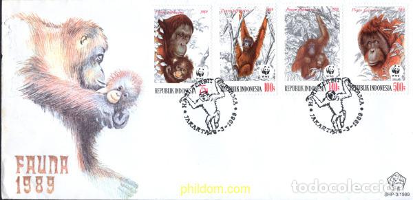Sellos: 686273 MNH INDONESIA 1989 ORANGUTAN