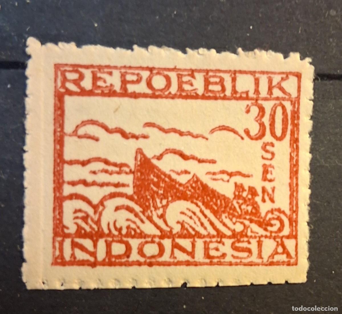 Briefmarken: INDONESIA, 1946, CAT.YT.R 13.