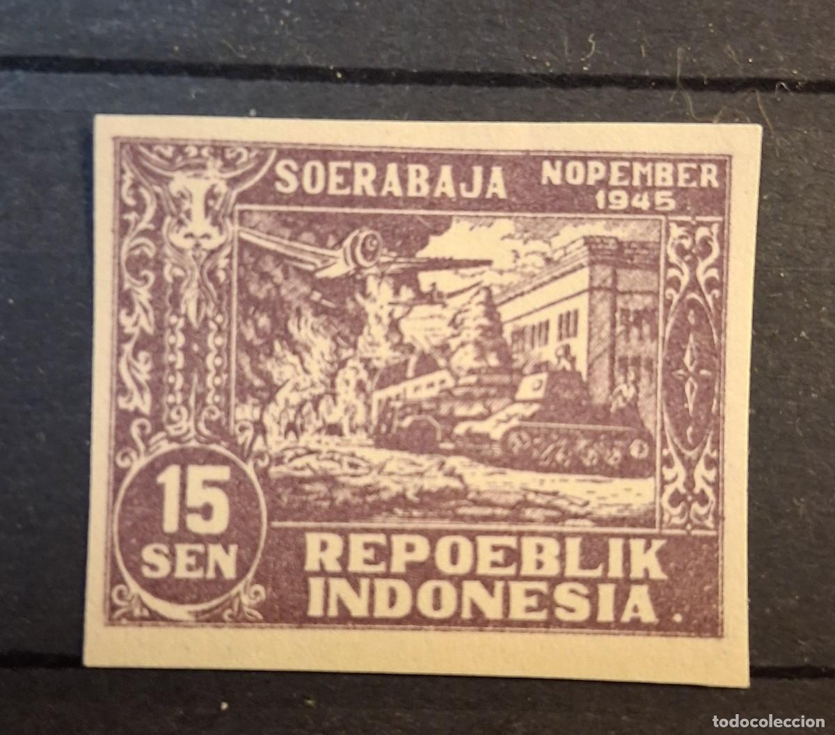 Sellos: INDONESIA, 1946, CAT.YT.R 16. IMPERFORADO.