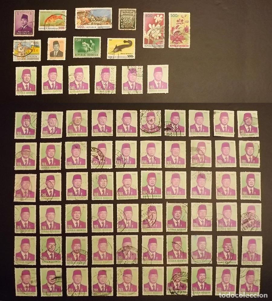 Sellos: 76 sellos de Indonesia