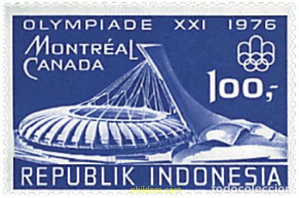 Sellos: 27236 MNH INDONESIA 1976 21 JUEGOS OLIMPICOS VERANO MONTREAL 1976