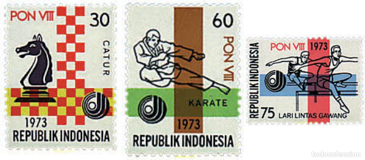 Sellos: 30484 MNH INDONESIA 1973 SEMANA DEPORTIVA NACIONAL