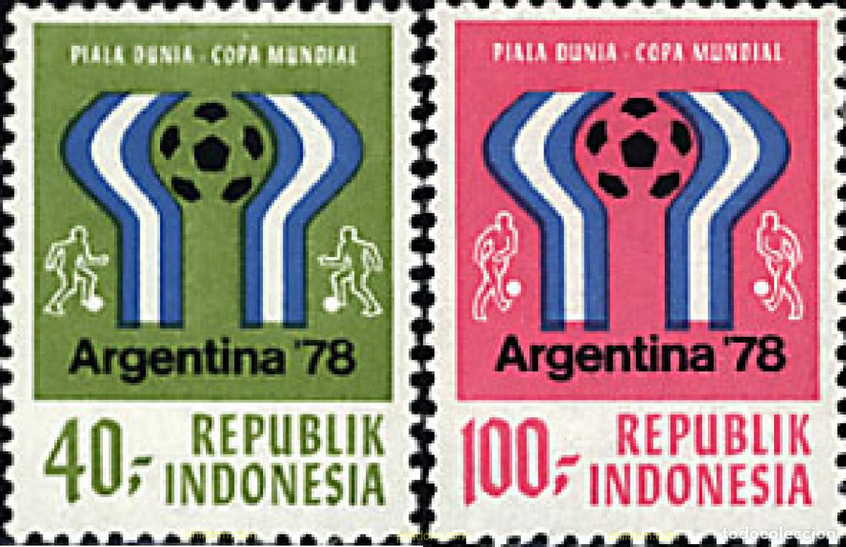 Sellos: 27237 MNH INDONESIA 1978 COPA DEL MUNDO DE FUTBOL. ARGENTINA-78