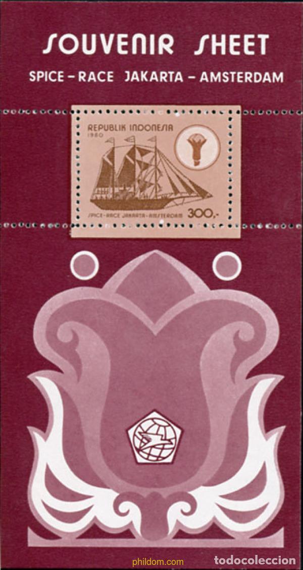 Sellos: 54350 MNH INDONESIA 1980 REGATA DJAKARTA-AMSTERDAM.