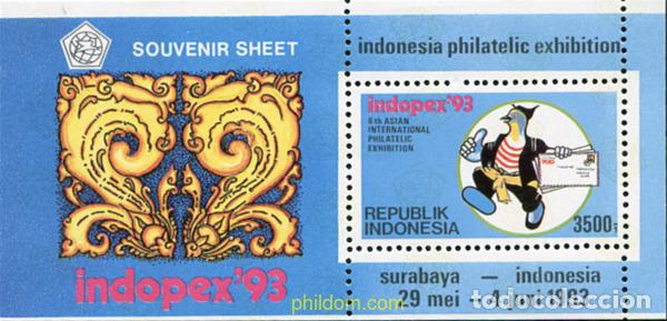 Sellos: 54549 MNH INDONESIA 1993 INDOPEX 93. EXPOSICION FILATELICA INTERNACIONAL