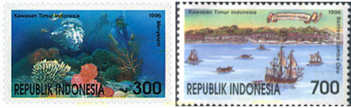 Sellos: 41561 MNH INDONESIA 1996 CONGRESO NACIONAL SOBRE EL DESARROLLO DE LAS AGUAS INDONESIAS
