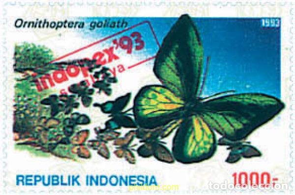 Sellos: 76076 MNH INDONESIA 1993 INDOPEX 93. EXPOSICION FILATELICA INTERNACIONAL