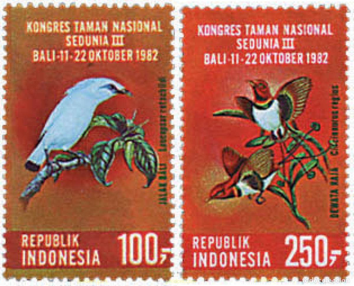 Sellos: 31425 MNH INDONESIA 1982 3 CONGRESO MUNDIAL SOBRE LOS PARQUES NACIONALES