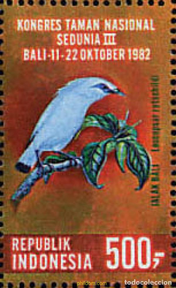 Sellos: 181540 MNH INDONESIA 1982 3 CONGRESO MUNDIAL SOBRE LOS PARQUES NACIONALES