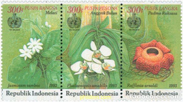 Sellos: 6971 MNH INDONESIA 1993 PROTECCION DE LA NATURALEZA