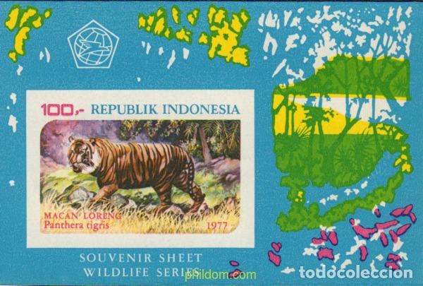 Sellos: 104931 MNH INDONESIA 1977 FAUNA PROTEGIDA