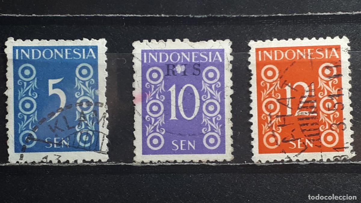 Sellos: INDONESIA. A&Ntilde;O 1948. &deg;. YVERT 348, 350/1