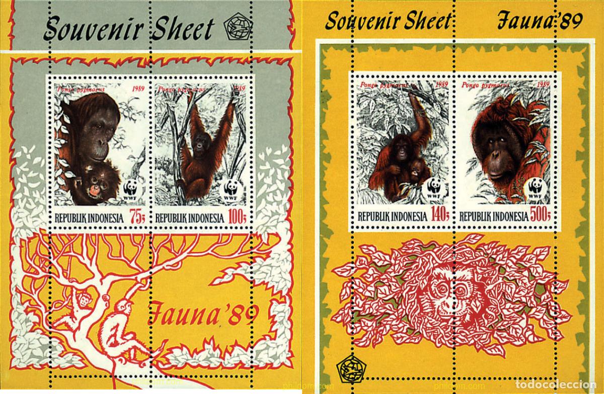 Sellos: 74955 MNH INDONESIA 1989 ORANGUTAN