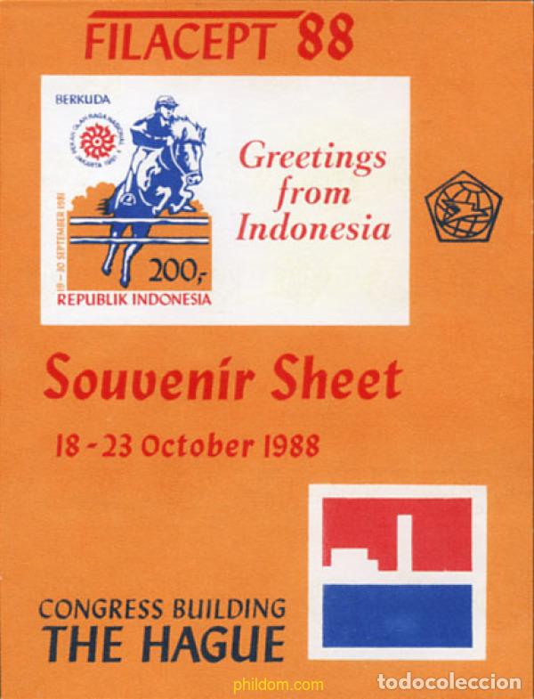 Sellos: 232386 MNH INDONESIA 1988 CABALLOS