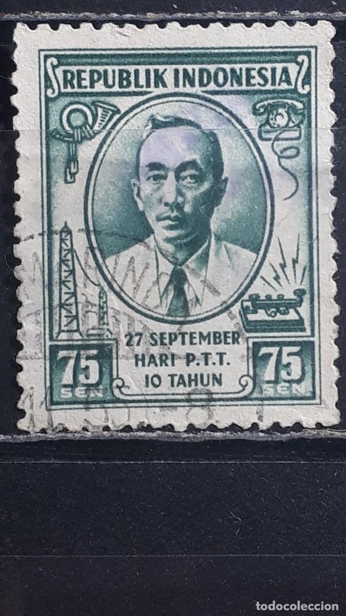 Sellos: INDONESIA. A&Ntilde;O 1955. &deg;. YVERT 104.