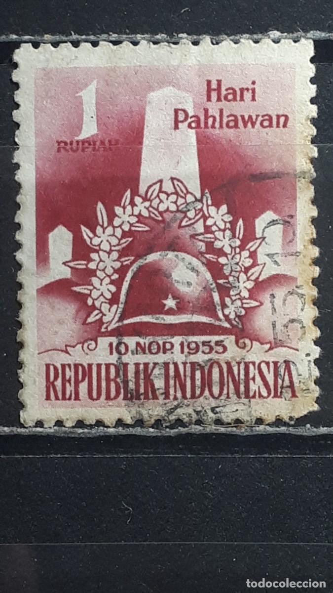 Sellos: INDONESIA. A&Ntilde;O 1955. &deg;. YVERT 111
