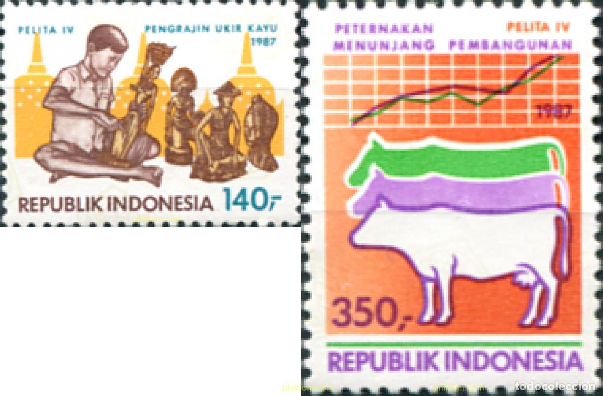 Briefmarken: 31402 MNH INDONESIA 1987 VACAS.