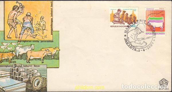 Briefmarken: 403715 MNH INDONESIA 1987 VACAS.