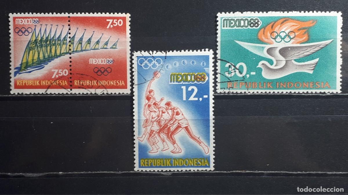 Briefmarken: INDONESIA. A&Ntilde;O 1968. &deg;. YVERT 547/50